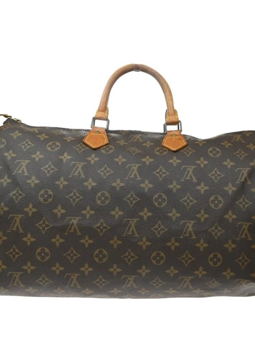 LOUIS VUITTON Speedy 40 Travel Hand Bag Monogram Leather Brown